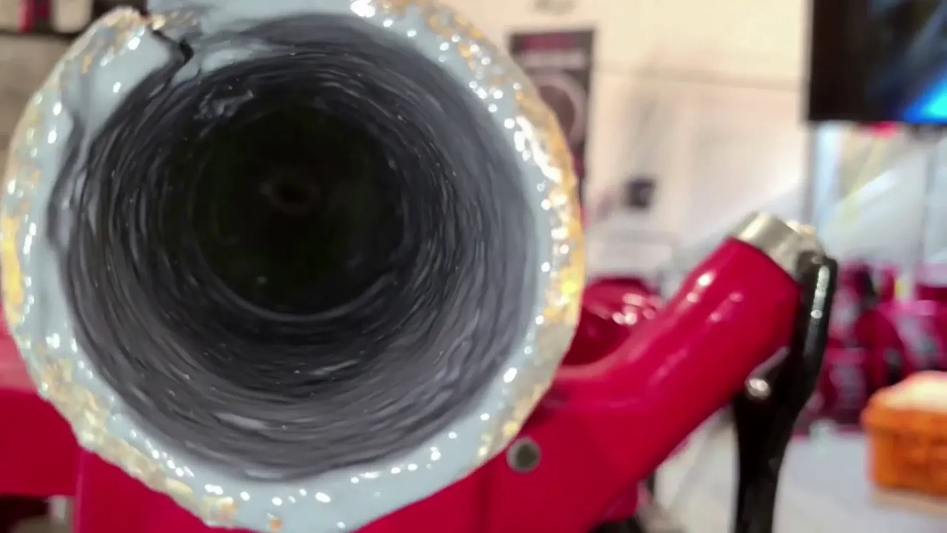 Pipe camera used for non-invasive slab leak detection in a Prescott, AZ home
